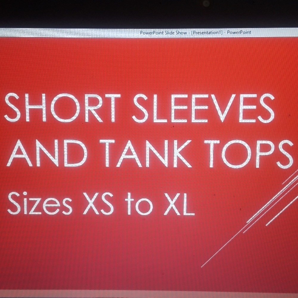Short sleeve and tank tops